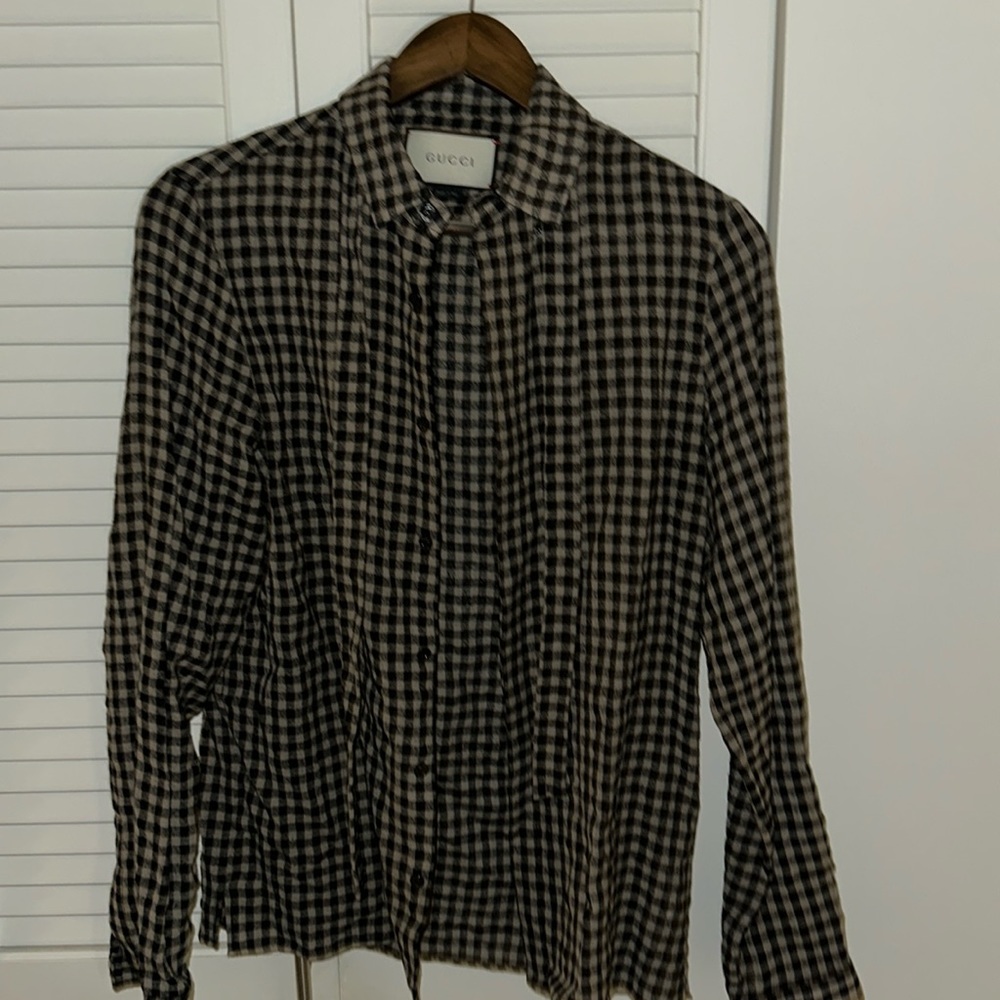 Gucci Bow casual button down shirt